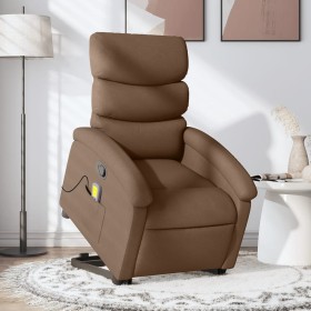 Brown Fabric Foot Recliner Massage Chair by , Armchairs - Ref: Foro24-3203994, Price: 273,99 €, Discount: %