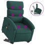 Silla de masaje reclinable de pie de tela verde oscura de , Sillones - Ref: Foro24-3203996, Precio: 305,99 €, Descuento: %