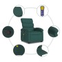 Silla de masaje reclinable de pie de tela verde oscura de , Sillones - Ref: Foro24-3203996, Precio: 305,99 €, Descuento: %