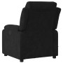 Sillón reclinable de masaje eléctrico terciopelo negro de , Sillones - Ref: Foro24-3205087, Precio: 300,43 €, Descuento: %