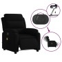 Sillón reclinable de masaje eléctrico terciopelo negro de , Sillones - Ref: Foro24-3205087, Precio: 300,43 €, Descuento: %