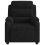 Sillón reclinable de masaje eléctrico terciopelo negro de , Sillones - Ref: Foro24-3205087, Precio: 300,43 €, Descuento: %