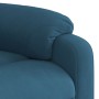 Blue velvet electric massage recliner by , Armchairs - Ref: Foro24-3205091, Price: 299,52 €, Discount: %