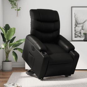 Black Faux Leather Power Lift Recliner by , Armchairs - Ref: Foro24-3206613, Price: 367,99 €, Discount: %