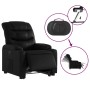 Sillón reclinable elevable eléctrico de cuero sintético negro de , Sillones - Ref: Foro24-3206613, Precio: 332,00 €, Descuent...