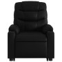 Sillón reclinable elevable eléctrico de cuero sintético negro de , Sillones - Ref: Foro24-3206613, Precio: 332,00 €, Descuent...