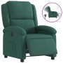 Sillón reclinable eléctrico de terciopelo verde oscuro de , Sillones - Ref: Foro24-3204280, Precio: 257,69 €, Descuento: %