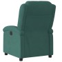 Sillón reclinable eléctrico de terciopelo verde oscuro de , Sillones - Ref: Foro24-3204280, Precio: 257,69 €, Descuento: %