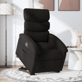 Black Fabric Liftable Recliner by , Armchairs - Ref: Foro24-3203980, Price: 268,50 €, Discount: %