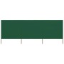 Beach windbreak with 3 fabric panels 400x120 cm green by vidaXL, Umbrellas - Ref: Foro24-44540, Price: 40,67 €, Discount: %