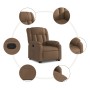 Sillón reclinable elevable de tela marrón de , Sillones - Ref: Foro24-3205320, Precio: 375,99 €, Descuento: %