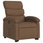 Sillón reclinable elevable de tela marrón de , Sillones - Ref: Foro24-3203982, Precio: 268,21 €, Descuento: %