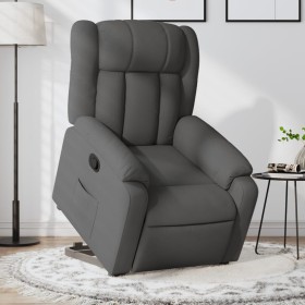 Sillón reclinable elevable de tela gris oscuro de , Sillones - Ref: Foro24-3205317, Precio: 304,99 €, Descuento: %