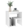 Mesita de noche blanco madera contrachapada 40x30x40 cm de vidaXL, Mesitas de noche - Ref: Foro24-806328, Precio: 29,46 €, De...