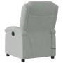 Sillón reclinable de masaje eléctrico terciopelo gris claro de , Sillones - Ref: Foro24-3204289, Precio: 269,58 €, Descuento: %