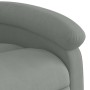 Light Gray Velvet Liftable Massage Recliner by , Armchairs - Ref: Foro24-3204311, Price: 289,99 €, Discount: %