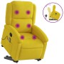 Sillón reclinable de masaje elevable terciopelo amarillo de , Sillones - Ref: Foro24-3204318, Precio: 288,57 €, Descuento: %