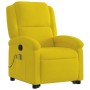 Sillón reclinable de masaje elevable terciopelo amarillo de , Sillones - Ref: Foro24-3204318, Precio: 288,57 €, Descuento: %