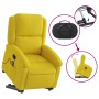 Sillón reclinable de masaje elevable terciopelo amarillo de , Sillones - Ref: Foro24-3204318, Precio: 288,57 €, Descuento: %