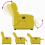 Yellow Velvet Liftable Massage Recliner by , Armchairs - Ref: Foro24-3204318, Price: 288,32 €, Discount: %