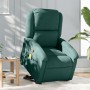 Dark green velvet liftable massage recliner by , Armchairs - Ref: Foro24-3204313, Price: 288,56 €, Discount: %