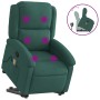 Dark green velvet liftable massage recliner by , Armchairs - Ref: Foro24-3204313, Price: 288,56 €, Discount: %