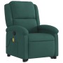 Dark green velvet liftable massage recliner by , Armchairs - Ref: Foro24-3204313, Price: 288,56 €, Discount: %