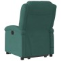 Dark green velvet liftable massage recliner by , Armchairs - Ref: Foro24-3204313, Price: 288,56 €, Discount: %