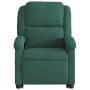 Dark green velvet liftable massage recliner by , Armchairs - Ref: Foro24-3204313, Price: 288,56 €, Discount: %