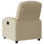 Sillón reclinable eléctrico de tela crema de , Sillones - Ref: Foro24-3204353, Precio: 258,34 €, Descuento: %