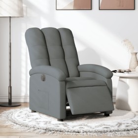 Sillón reclinable eléctrico de tela gris oscuro de , Sillones - Ref: Foro24-3204069, Precio: 254,66 €, Descuento: %