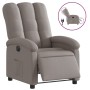 Sillón reclinable eléctrico tela gris taupé de , Sillones - Ref: Foro24-3204076, Precio: 249,83 €, Descuento: %