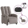 Sillón reclinable eléctrico tela gris taupé de , Sillones - Ref: Foro24-3204076, Precio: 249,83 €, Descuento: %