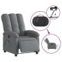 Sillón reclinable de masaje eléctrico tela gris oscuro de , Sillones - Ref: Foro24-3204081, Precio: 270,28 €, Descuento: %