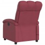 Sillón de masaje reclinable eléctrico tela rojo tinto de , Sillones - Ref: Foro24-3204083, Precio: 268,72 €, Descuento: %