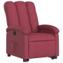 Sillón reclinable elevable tela rojo tinto de , Sillones - Ref: Foro24-3204095, Precio: 274,11 €, Descuento: %