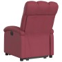 Sillón reclinable elevable tela rojo tinto de , Sillones - Ref: Foro24-3204095, Precio: 274,11 €, Descuento: %