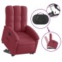 Sillón reclinable elevable tela rojo tinto de , Sillones - Ref: Foro24-3204095, Precio: 274,11 €, Descuento: %