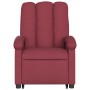 Sillón reclinable elevable tela rojo tinto de , Sillones - Ref: Foro24-3204095, Precio: 274,11 €, Descuento: %