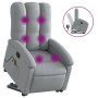 Light Gray Fabric Foot Recliner Massage Chair by , Armchairs - Ref: Foro24-3204104, Price: 264,45 €, Discount: %