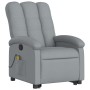 Light Gray Fabric Foot Recliner Massage Chair by , Armchairs - Ref: Foro24-3204104, Price: 264,45 €, Discount: %