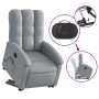 Light Gray Fabric Foot Recliner Massage Chair by , Armchairs - Ref: Foro24-3204104, Price: 264,45 €, Discount: %