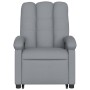 Light Gray Fabric Foot Recliner Massage Chair by , Armchairs - Ref: Foro24-3204104, Price: 264,45 €, Discount: %