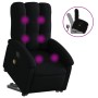 Black Fabric Liftable Massage Recliner by , Armchairs - Ref: Foro24-3204106, Price: 295,14 €, Discount: %