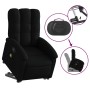 Black Fabric Liftable Massage Recliner by , Armchairs - Ref: Foro24-3204106, Price: 295,14 €, Discount: %