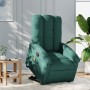 Silla de masaje reclinable de pie de tela verde oscura de , Sillones - Ref: Foro24-3204110, Precio: 293,47 €, Descuento: %