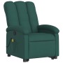 Silla de masaje reclinable de pie de tela verde oscura de , Sillones - Ref: Foro24-3204110, Precio: 293,47 €, Descuento: %