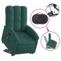 Silla de masaje reclinable de pie de tela verde oscura de , Sillones - Ref: Foro24-3204110, Precio: 293,47 €, Descuento: %