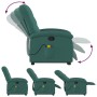 Silla de masaje reclinable de pie de tela verde oscura de , Sillones - Ref: Foro24-3204110, Precio: 293,47 €, Descuento: %