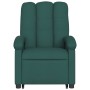 Silla de masaje reclinable de pie de tela verde oscura de , Sillones - Ref: Foro24-3204110, Precio: 293,47 €, Descuento: %